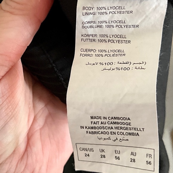 Vintage Y2K Mini Skort/skirt/short Black Utility 3 pockets Comfy Sporty Sz 24 - Picture 15 of 15